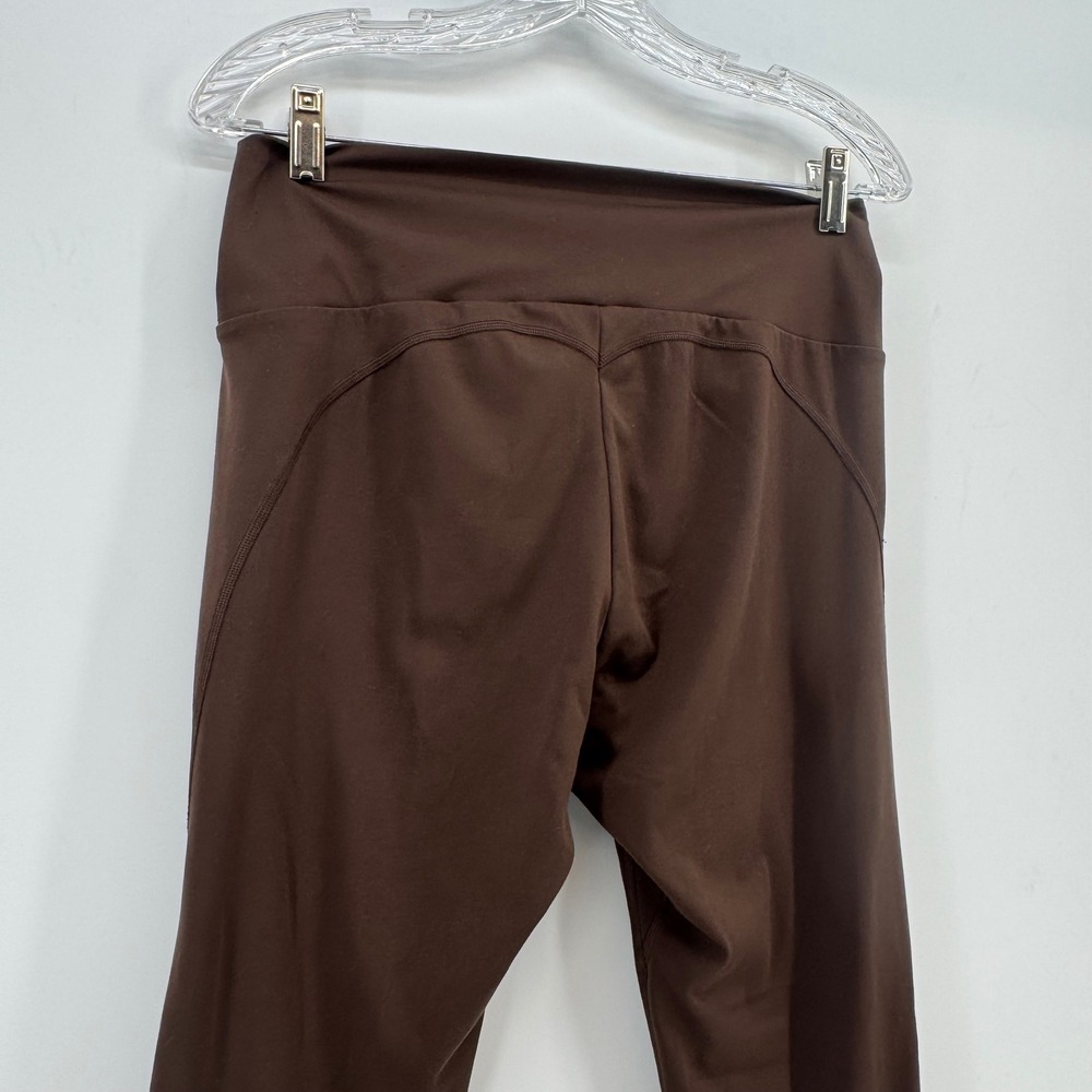 Gymshark Womens XL High Waisted Espresso Brown Recycled Polyester Leggings B7A7J - Picture 4 of 11